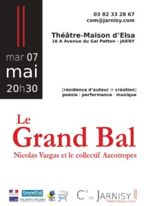 Bals ! | Performance | 4 mai 2019 | 20h30 | Théâtre-Maison d&rsquo;Elsa – Jarny (56)