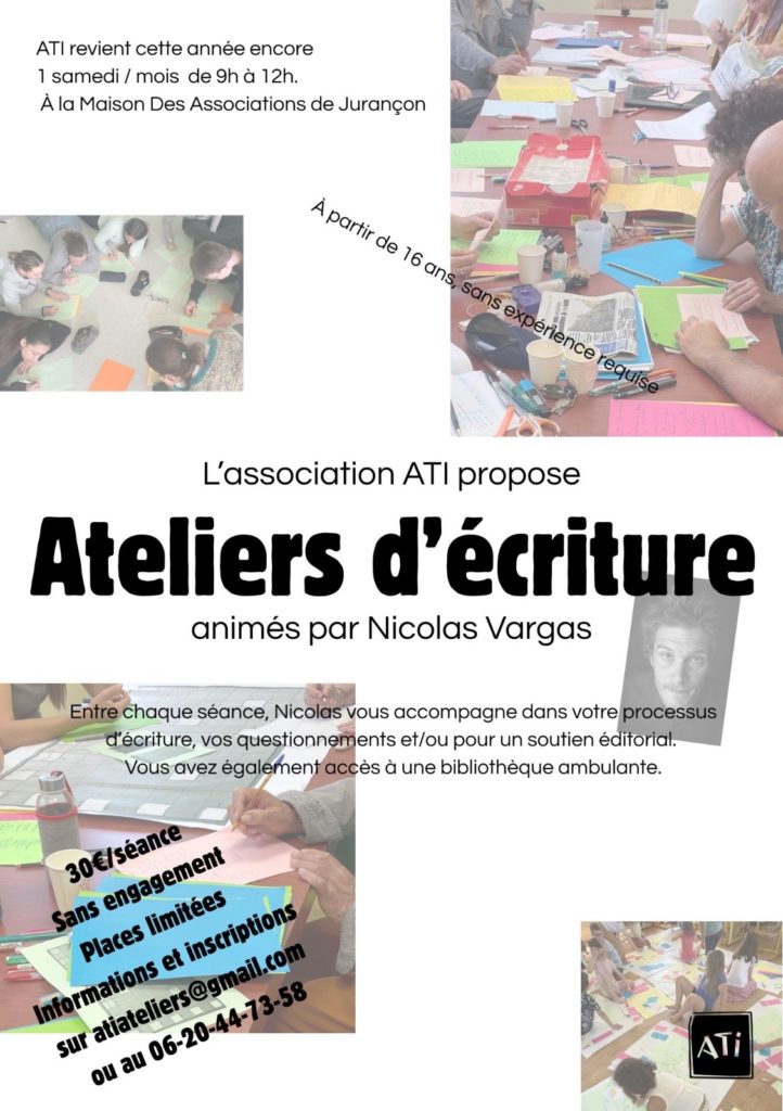 flyer Ateliers 2025